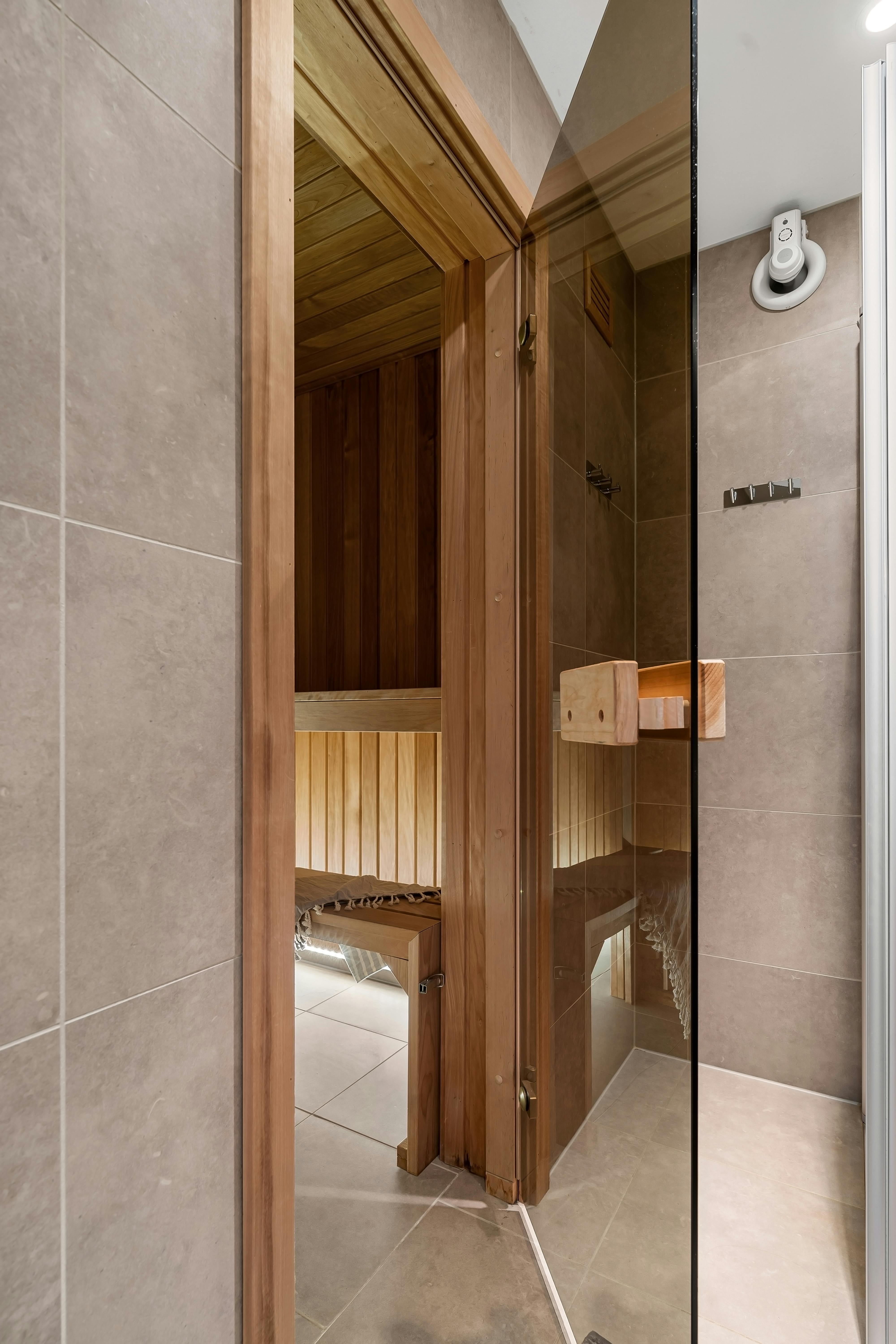 sauna interior